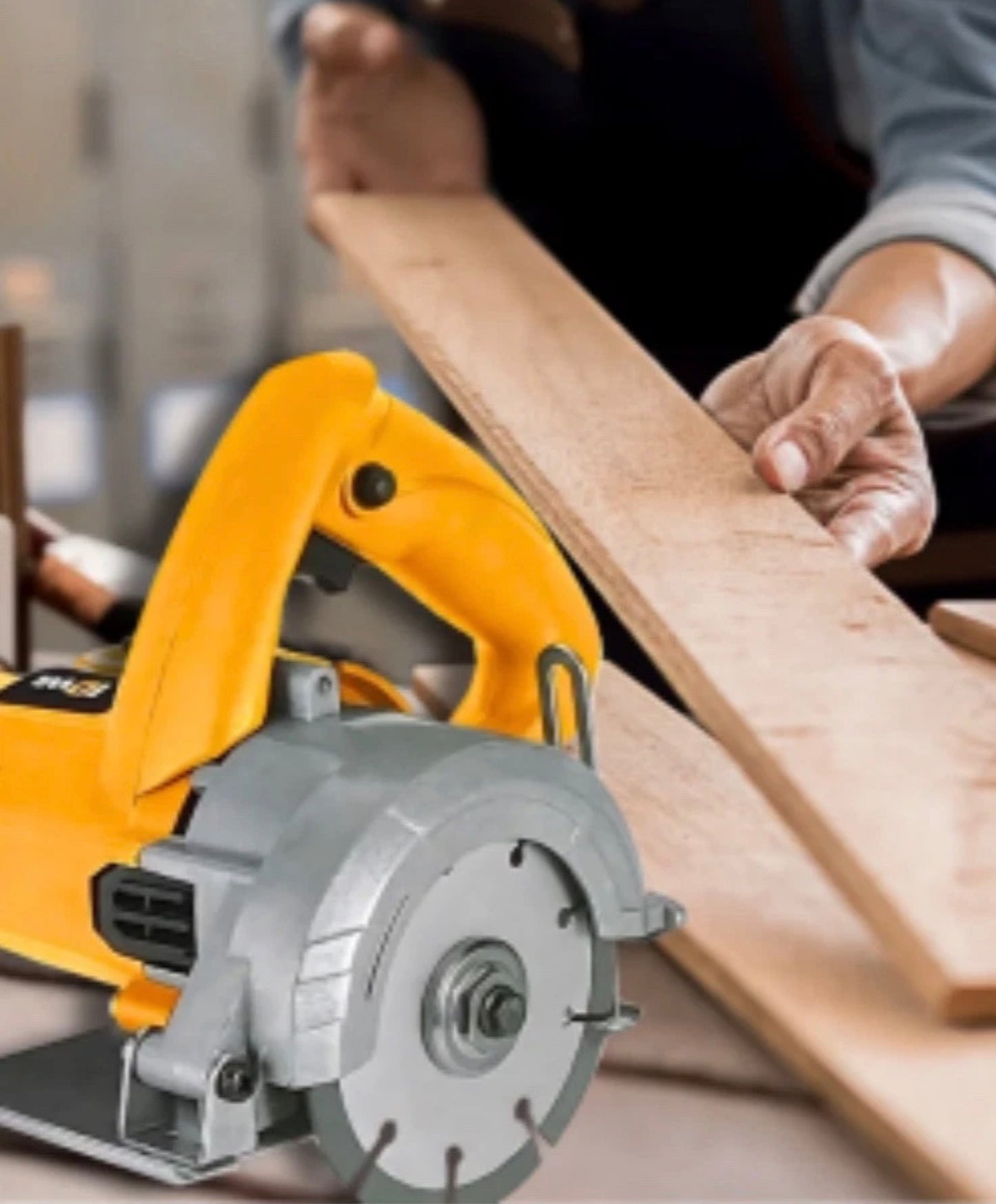 IDW BS-4010 Marmortrennschneider – 1200 W Trennsäge für Fliesen, Stein, Holz