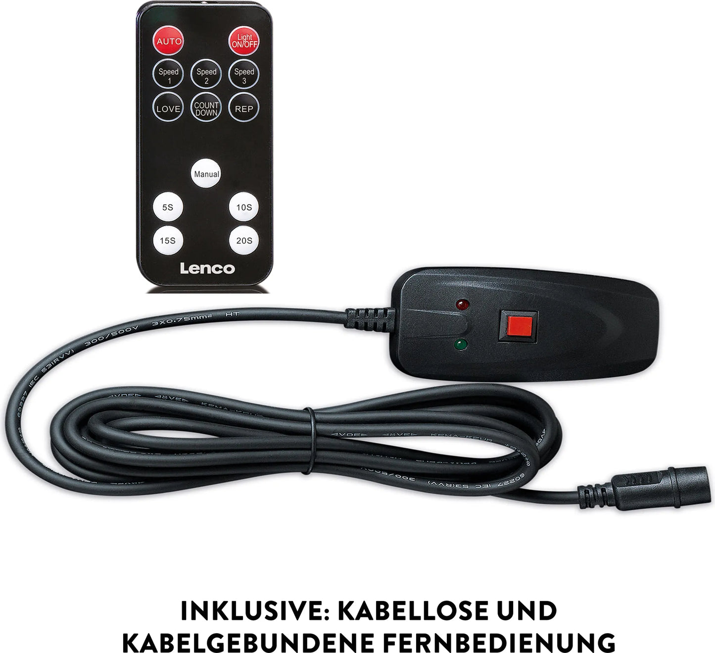 Lenco LFM-220BK - Duale Matrix RGB Party-LED-Lichter