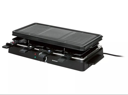 SILVERCREST Raclettegrill für 8 Personen mit 8 Pfännchen & 8 Spateln