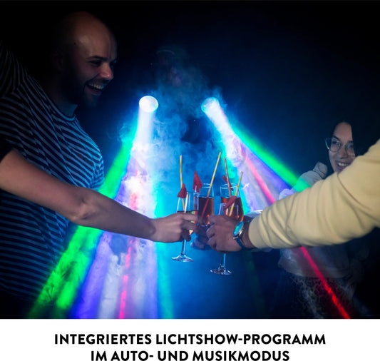 Lenco LFM-220BK - Duale Matrix RGB Party-LED-Lichter